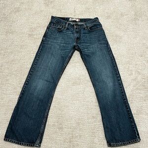 Levi's 527 Dark Blue Bootcut Bottillon Y2K Jeans 30 x 30